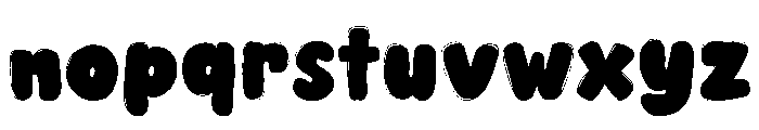 Snow Dream-Yellow Font LOWERCASE