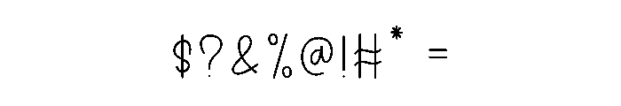 Snow Every Day Font OTHER CHARS