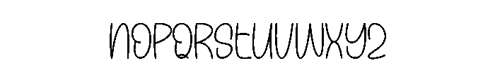 Snow Every Day Font UPPERCASE
