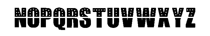 Snow Falls Regular Font UPPERCASE