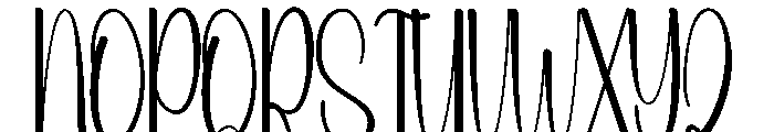 Snow Friday Font UPPERCASE