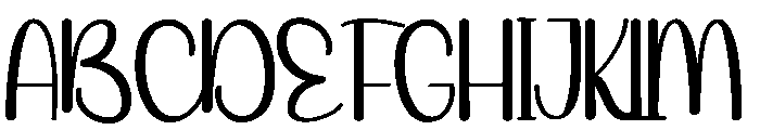 Snow Frozen Font UPPERCASE