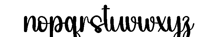 Snow Frozen Font LOWERCASE