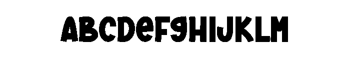 Snow Heart Font UPPERCASE