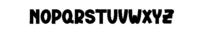 Snow Heart Font UPPERCASE