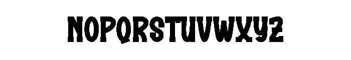 Snow Home Font LOWERCASE