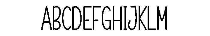 Snow January Font UPPERCASE