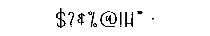 Snow Notes Font OTHER CHARS