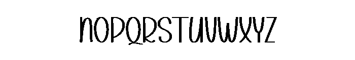 Snow Notes Font UPPERCASE