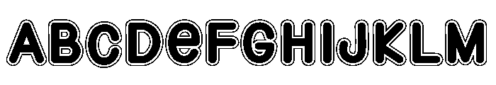 Snow Outline FONT