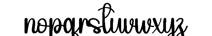 Snow Princess Font LOWERCASE