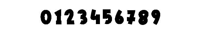 Snow Thick Font OTHER CHARS
