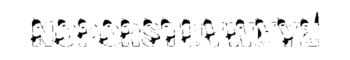 SnowFont Font UPPERCASE