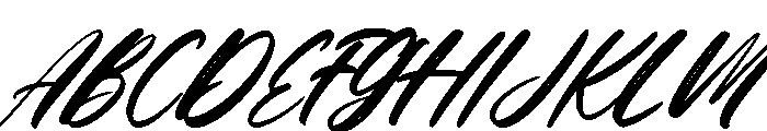 Snowberry Brush Italic Font UPPERCASE
