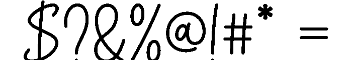 Snowcake Script Font OTHER CHARS