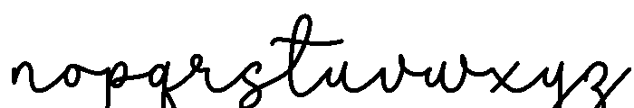 Snowcake Script Font LOWERCASE