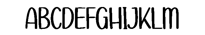 Snowcake Font UPPERCASE