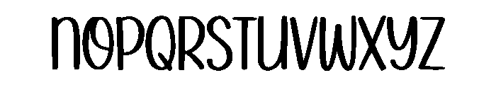 Snowcake Font UPPERCASE