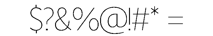 Snowdrop Thin Font OTHER CHARS