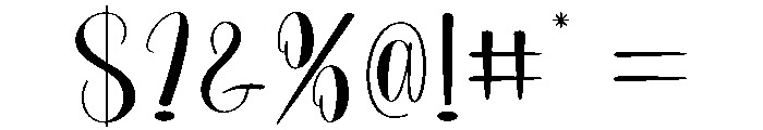 Snowflag Font OTHER CHARS