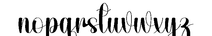 Snowflag Font LOWERCASE