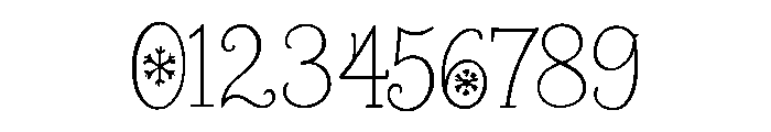Snowflake_Noel Font OTHER CHARS