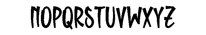 Snowflake2 Font LOWERCASE