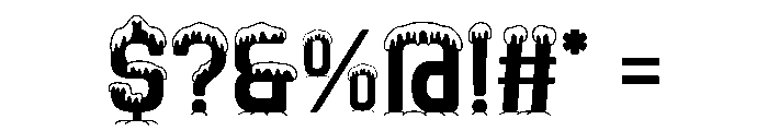 Snowglow Christmas Regular Font OTHER CHARS