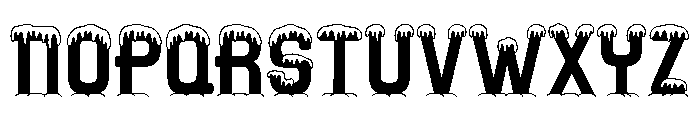 Snowglow Christmas Regular Font UPPERCASE