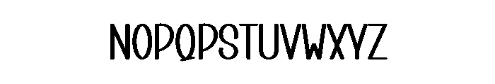 Snowhome Font UPPERCASE