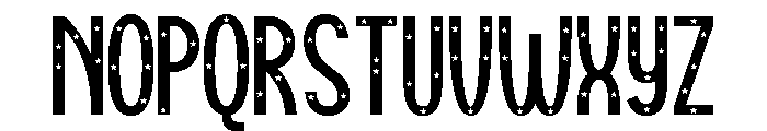 Snowie Decorative Font UPPERCASE