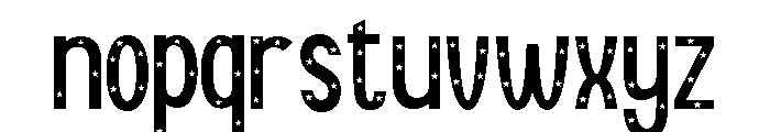 Snowie Decorative Font LOWERCASE