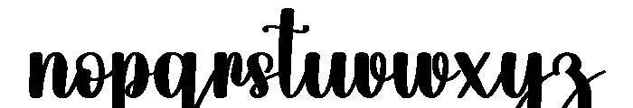 Snowing Wedding Font LOWERCASE