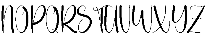 Snowing1 Font UPPERCASE