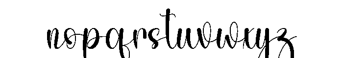Snowing1 Font LOWERCASE