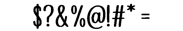 Snowlet Font OTHER CHARS