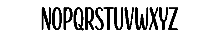 Snowlet Font UPPERCASE
