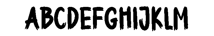 Snowlines Font UPPERCASE