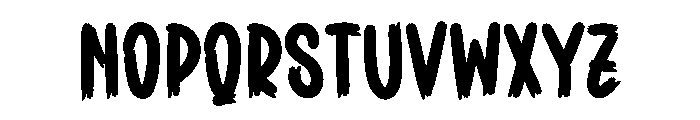 Snowlines Font LOWERCASE