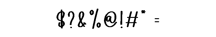 Snowman Farmhouse Font OTHER CHARS