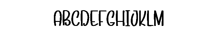 Snowman Farmhouse Font UPPERCASE