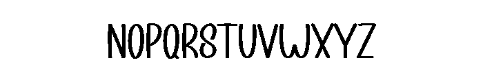 Snowman Farmhouse Font UPPERCASE