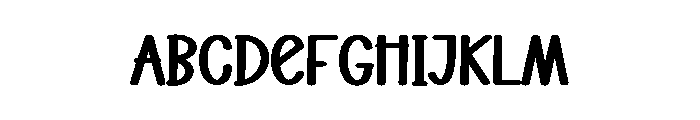 Snowman New Year Font UPPERCASE