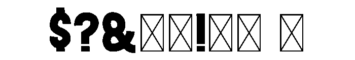 Snown Christmas Font OTHER CHARS