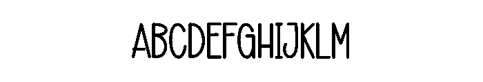 Snowshow Font UPPERCASE