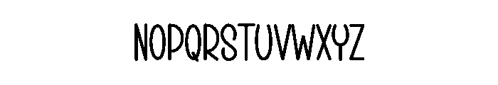 Snowshow Font UPPERCASE