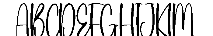 Snowthick Font UPPERCASE