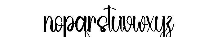Snowthick Font LOWERCASE