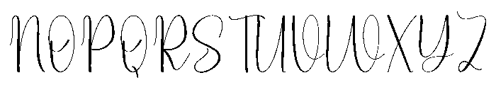 Snowtime Christmas Font UPPERCASE