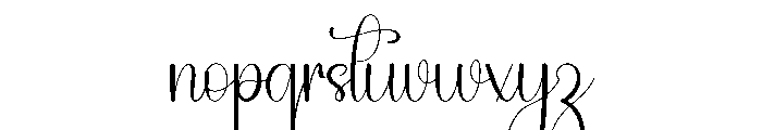 Snowtime Christmas Font LOWERCASE